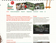 Tablet Screenshot of groeneschoolpleinen.nl